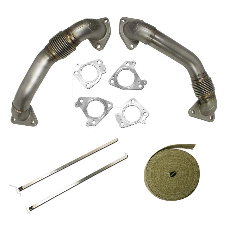 Duramax Up-Pipes Kit Silverado/Sierra 2001-2004 6.6L LB7 2500/3500 Silverado/Sierra by BD Diesel - 1043800