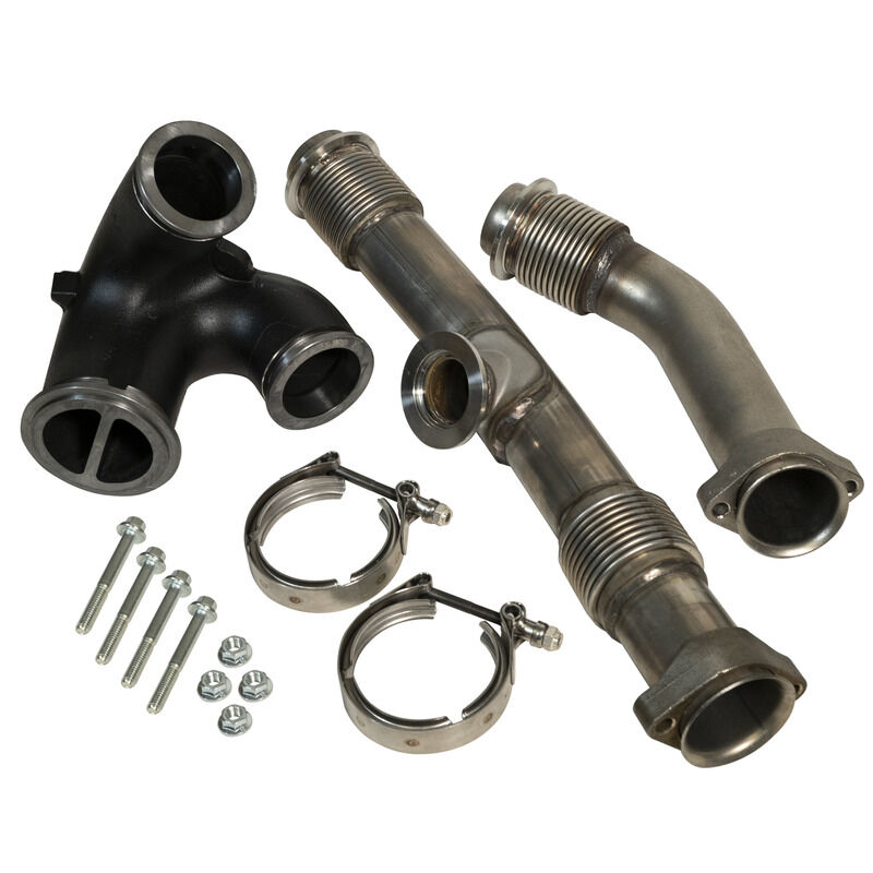 6.0L Power Stroke Up-Pipes Kit w/EGR Connector Ford 2004.5-2007 by BD Diesel - 1043918