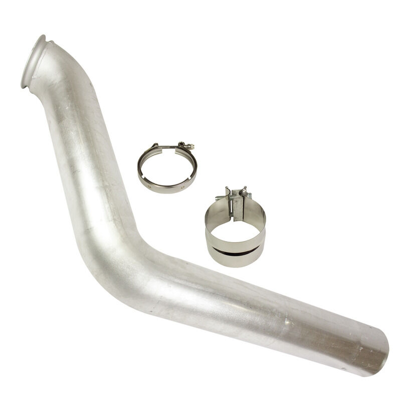 Downpipe Kit S400 4 Inch Aluminized Full Marmon 4.2 c/w Clamps by BD Diesel - 1045240