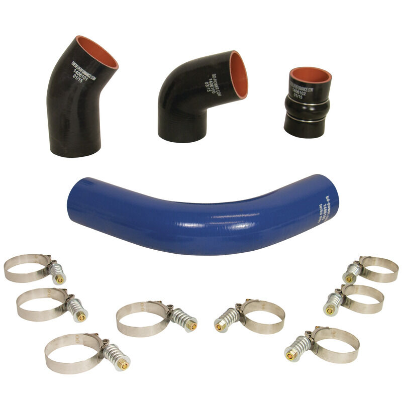 Intercooler Hose and Clamp Kit 2001-2004 Chevy LB7 Duramax 6.6L Silverado/Sierra 2500/3500 by BD Diesel - 1046275