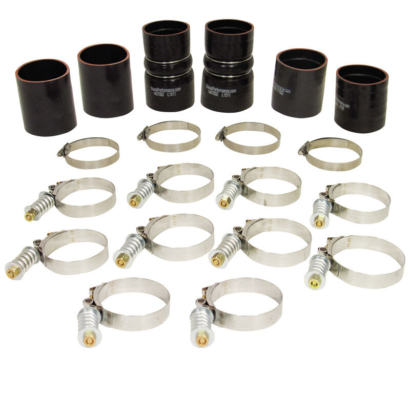 7.3L Power Stroke Intercooler Hose and Clamp Kit Ford 1999.5-2003 F-250/F-350 by BD Diesel - 1047030