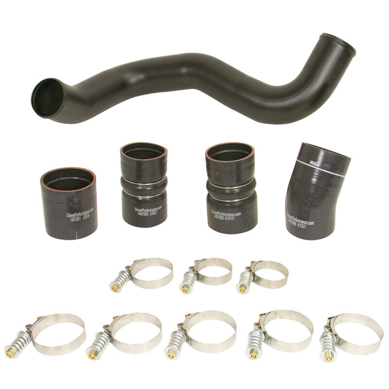 Intercooler Hose and Clamp Kit w/Intake Pipe 2003-2007 Ford 6.0L Power Stroke by BD Diesel