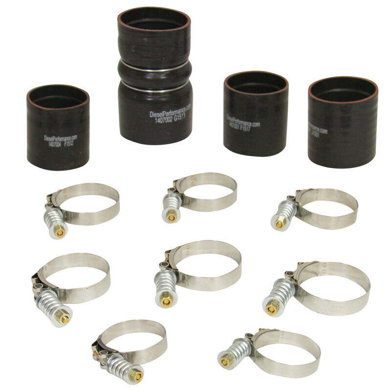 6.4L Power Stroke Intercooler Hose and Clamp Kit Ford 2008-2010 F-250/F-350 by BD Diesel - 1047037