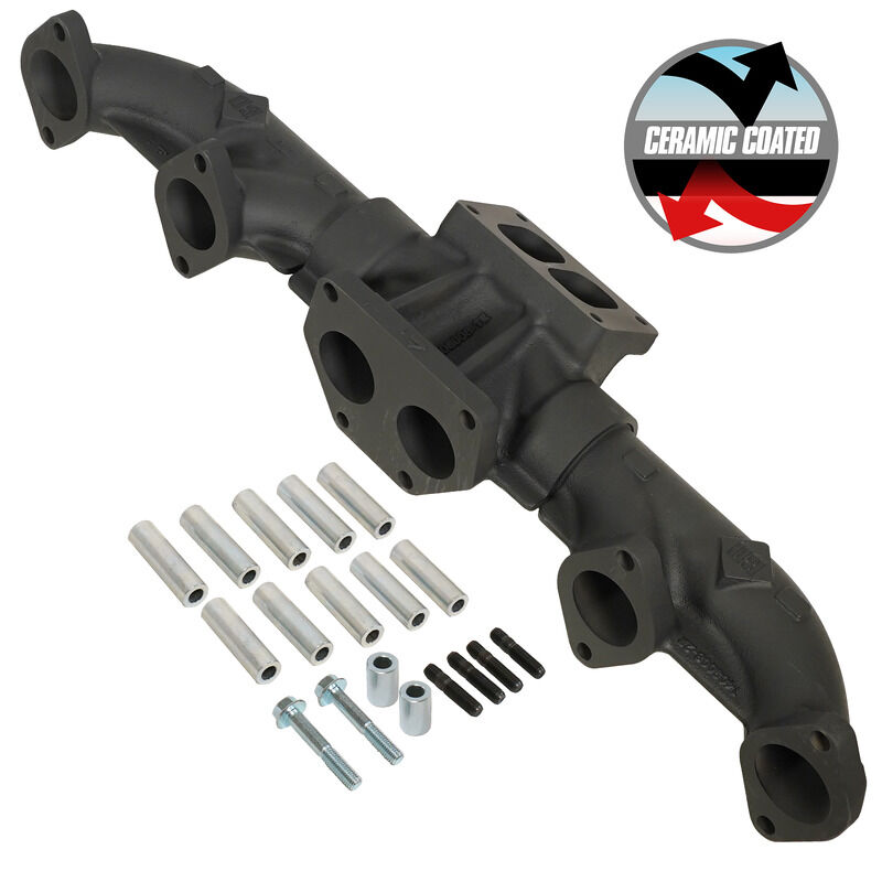 ISX Cummins T6 Ceramic Coated Exhaust Manifold Signature 600 / ISX Pre-2002 by BD Diesel - 1048006
