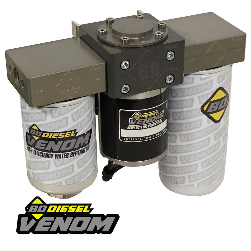 Venom Power Stroke Fuel Lift Pump c/w Filter and Separator Ford 6.4L 2008-2010 F-250/F-350 by BD Diesel