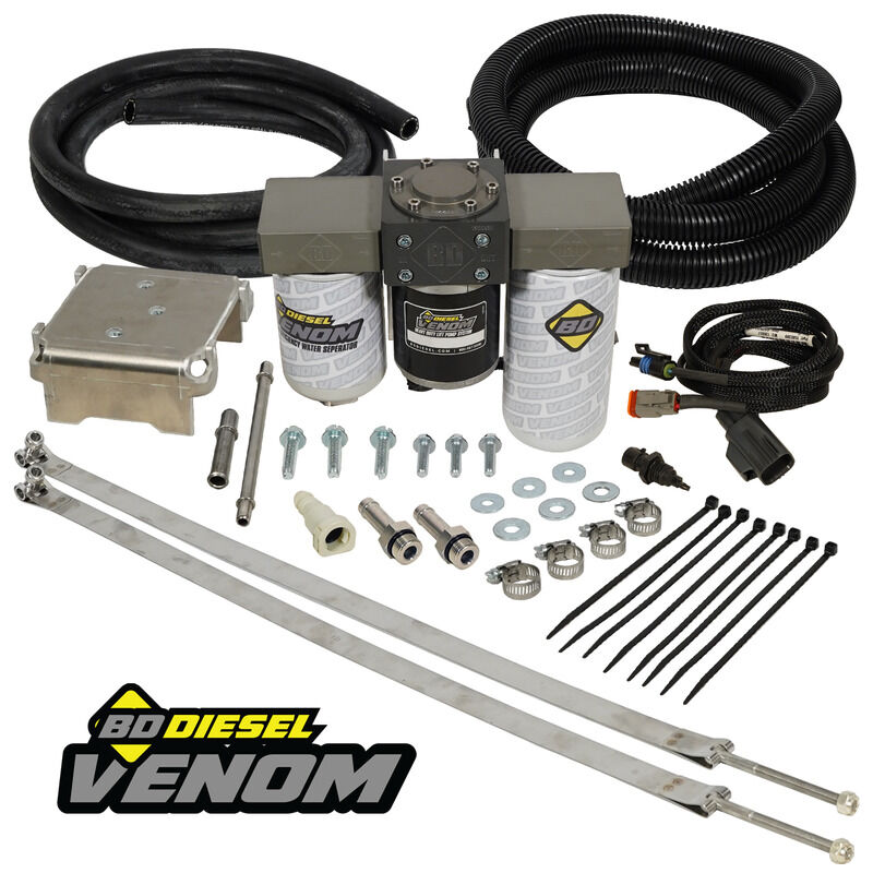 Venom Power Stroke Fuel Lift Pump c/w Filter and Separator Ford 6.4L 2008-2010 F-250/F-350 by BD Diesel - 1050319