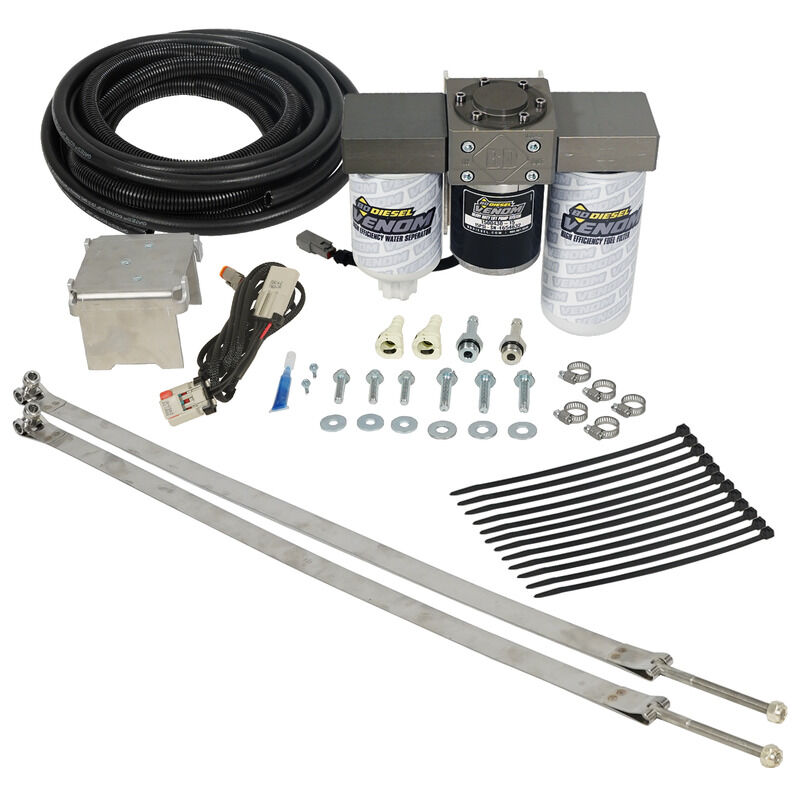 Venom Cummins Fuel Lift Pump c/w Filter and Separator Dodge Ram 5.9L/6.7L 2005-2012 2500/3500 by BD Diesel - 1050333