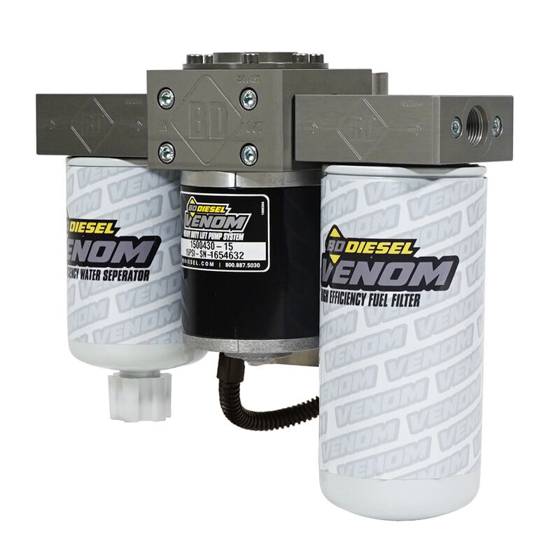 Venom Cummins Fuel Lift Pump c/w Filter and Separator RAM 6.7L 2013-2022 by BD Diesel
