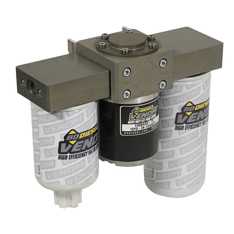 Venom Cummins Fuel Lift Pump c/w Filter and Separator Dodge 5.9L 2003-2004.5 2500/3500 by BD Diesel