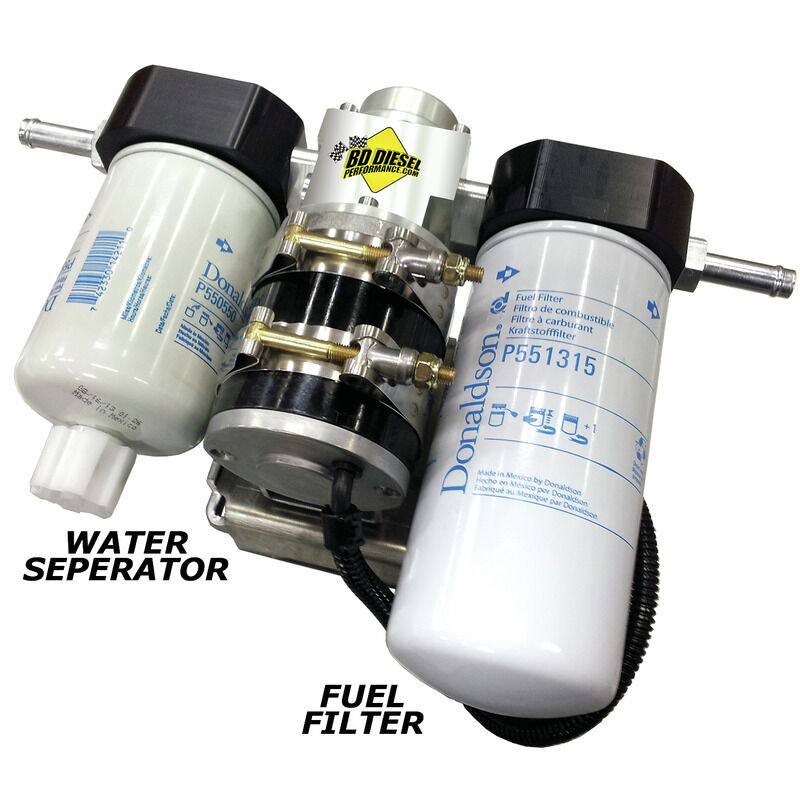 Flow-Max Add-On Post Lift Pump 3-Micron Fine Particle Fuel Filter Kit by BD Diesel