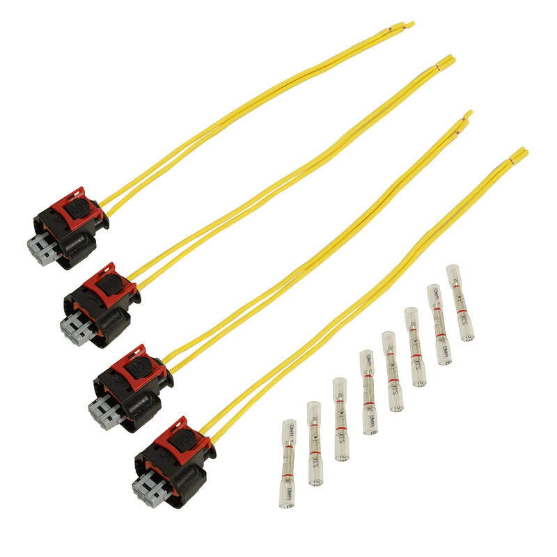 Injector Connector Pigtail Kit (4-PACK) Silverado/Sierra Duramax L5P 2017+ by BD Diesel - 1050458