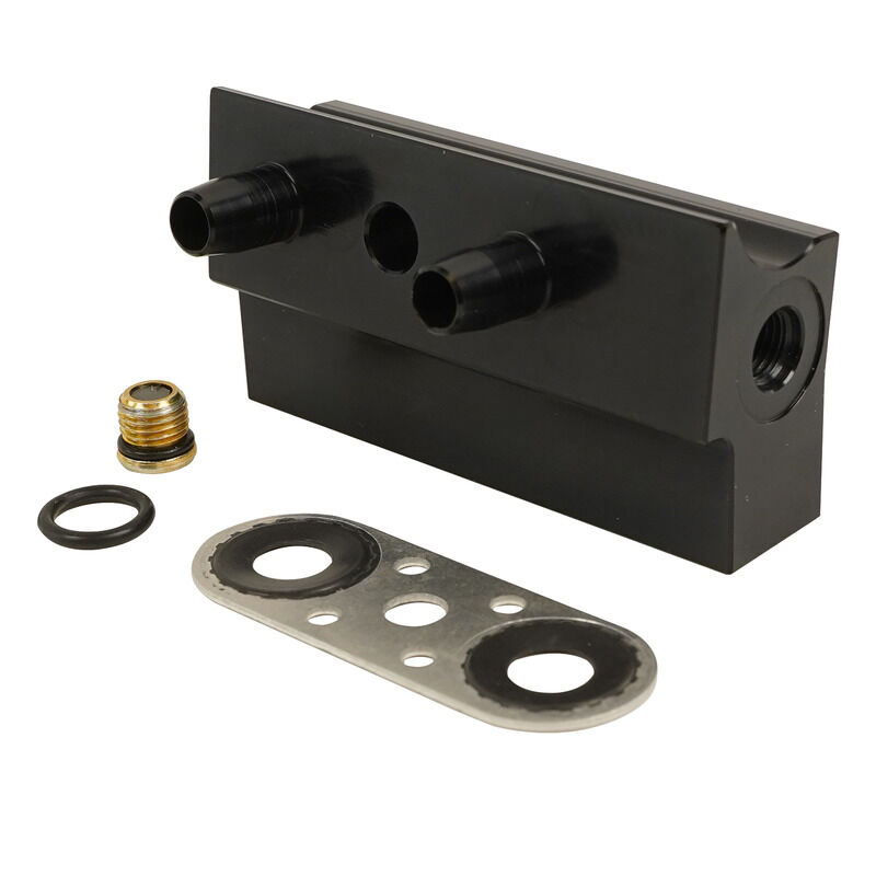 Cooler Bypass Delete Silverado/Sierra 1500 8L90 1/2 inch Cooler Lines 2019-2023 by BD Diesel - 1061531