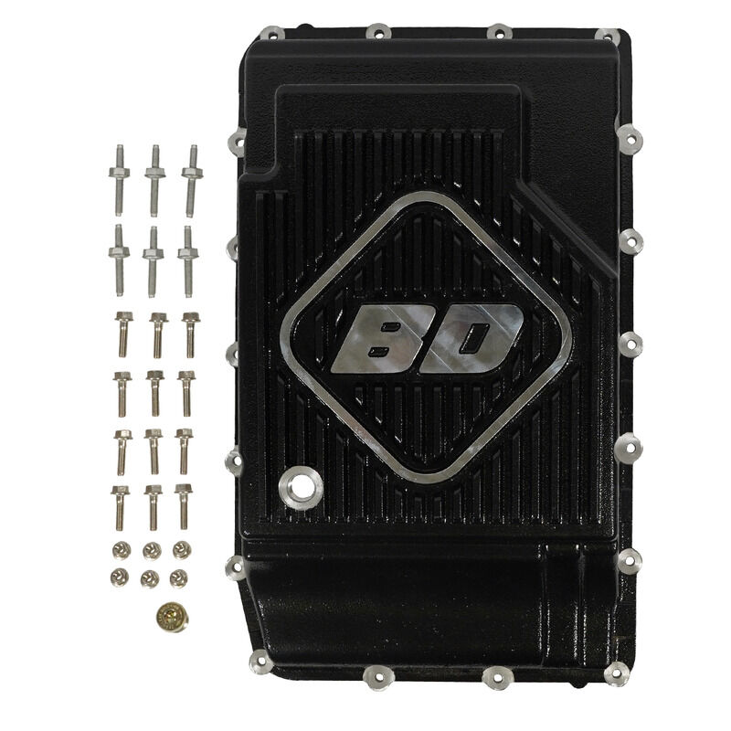 Ford Deep Sump Tranmission Pan 10R60 / 10R80 2017-2024 2.7 / 3.5 / 5.0 and 2018-2021 3.0 c/w Hardware by BD Diesel