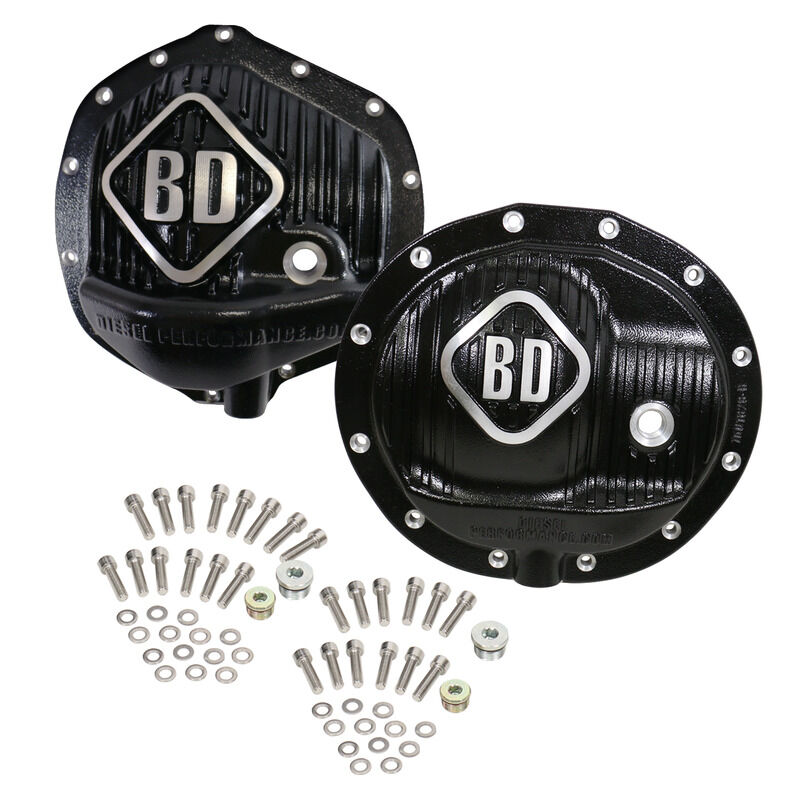 Dodge Differential Cover Pack Front AA 12-9.25 and Rear AA 14-11.5 RAM 2500 2014-2018 / RAM 3500 2013-2018 by BD Diesel - 1061829