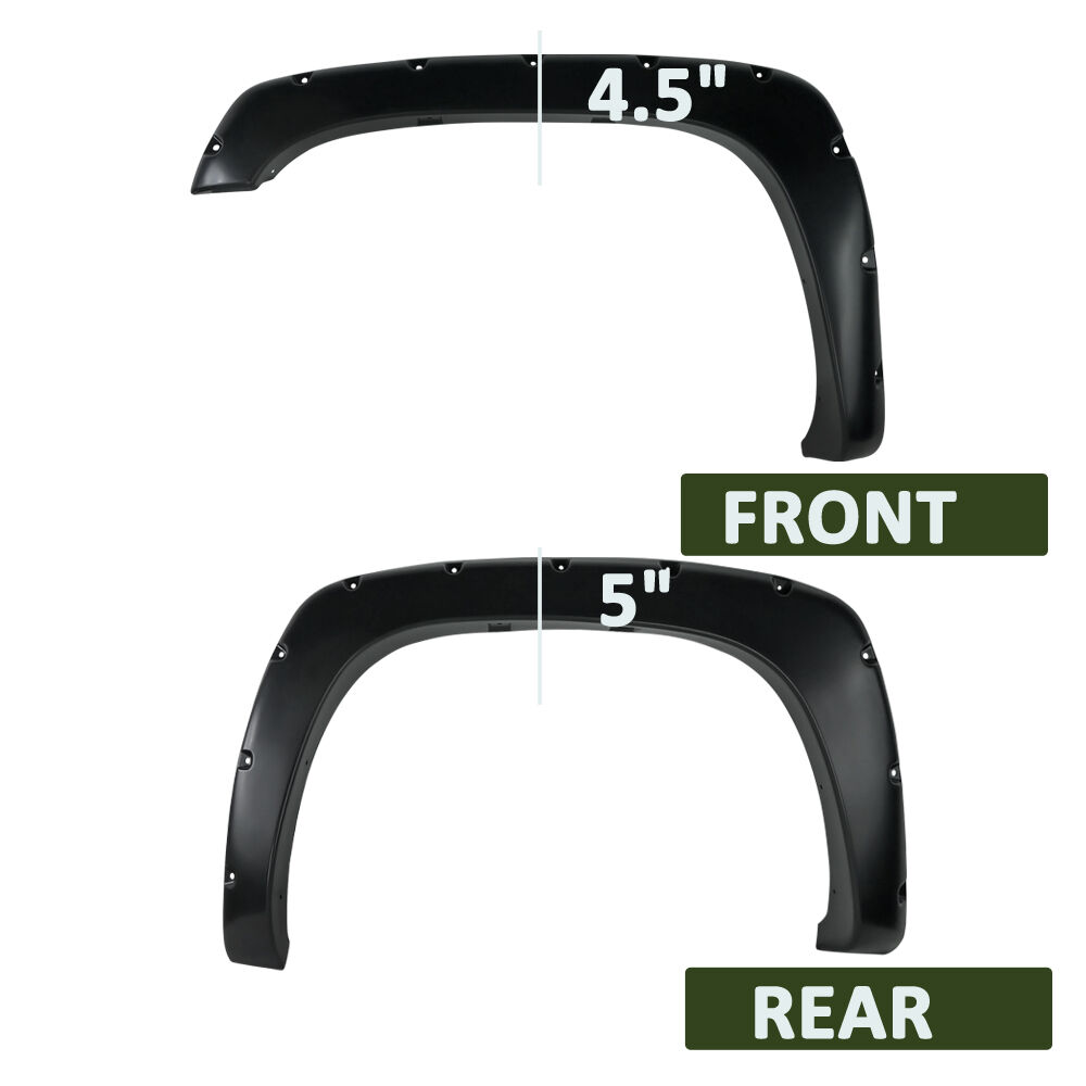 1999-2006 Chevrolet/GMC Silverado 1500/2500/3500/Sierra 1500/2500/3500 Terrain Fender Flares 4PC by Bulken Off-Road