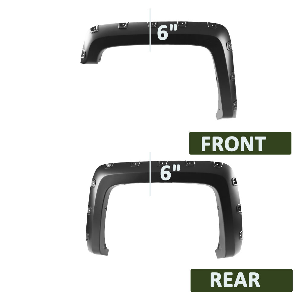 2014-2018 Chevrolet Silverado 2500/3500 Terrain Fender Flares 4PC by Bulken Off-Road