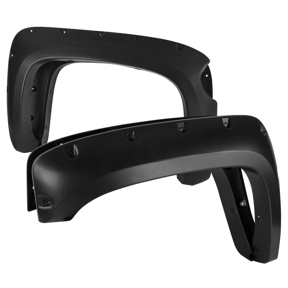 2014-2018 Chevrolet Silverado 2500/3500 69.3 Inch Short Bed Terrain Fender Flares 4PC by Bulken Off-Road - BKN-14818702