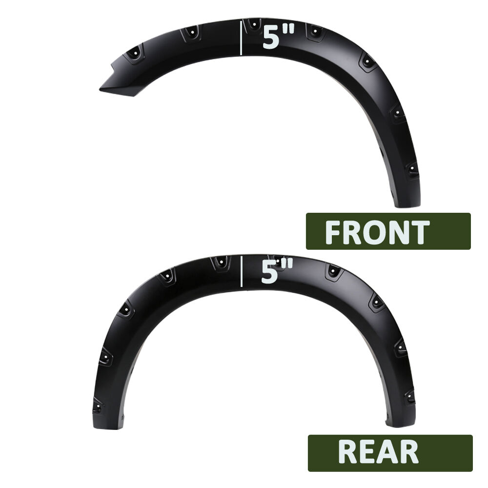 2009-2018 Ram 1500 Fleetside Terrain Fender Flares 4PC by Bulken Off-Road