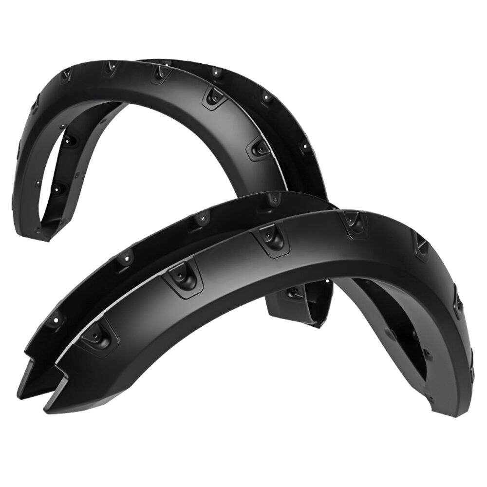 2009-2018 Ram 1500 Fleetside Terrain Fender Flares 4PC by Bulken Off-Road - BKN-14824302