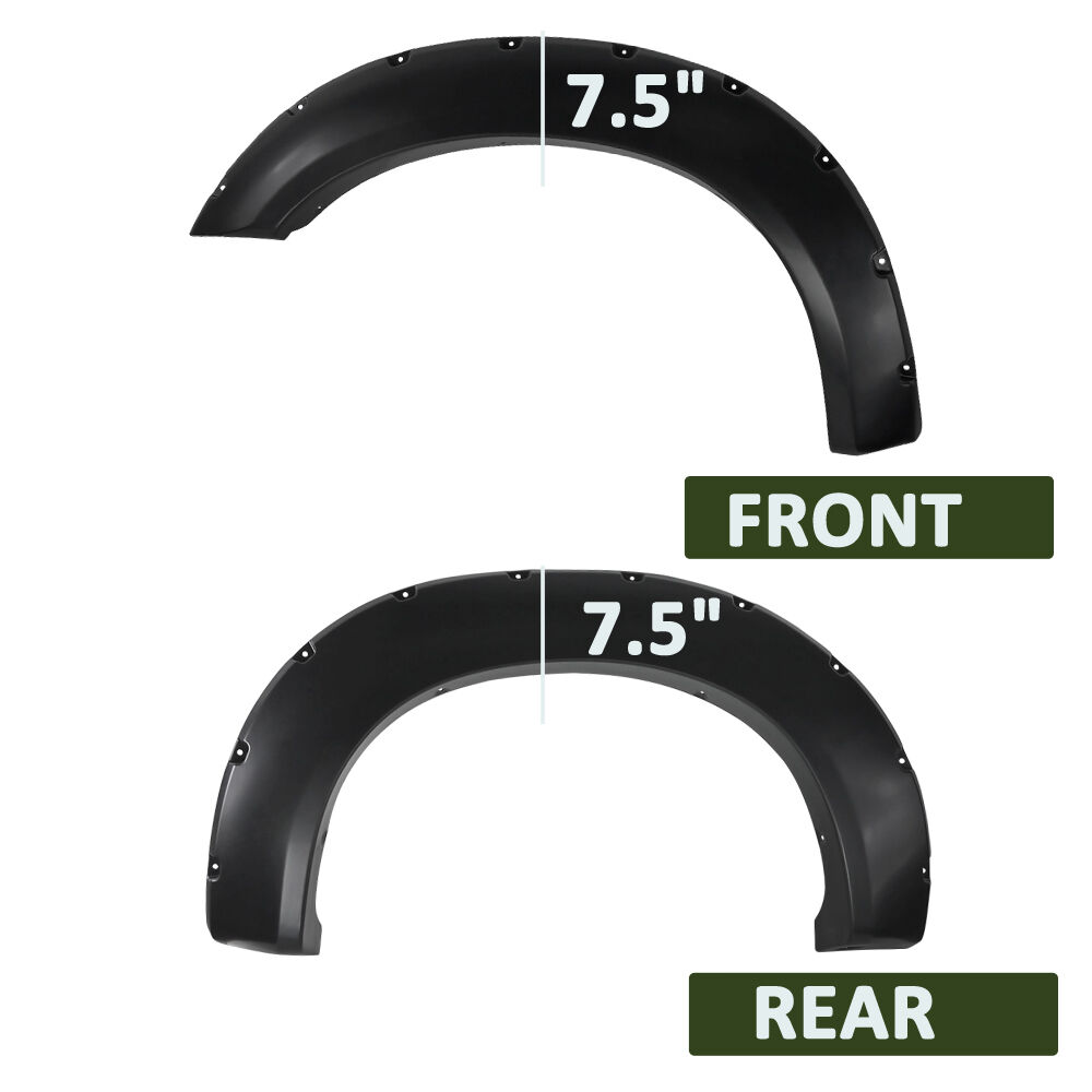 2011-2016 Ford F-250/F-350 Super Duty Styleside Terrain Fender Flares 4PC by Bulken Off-Road