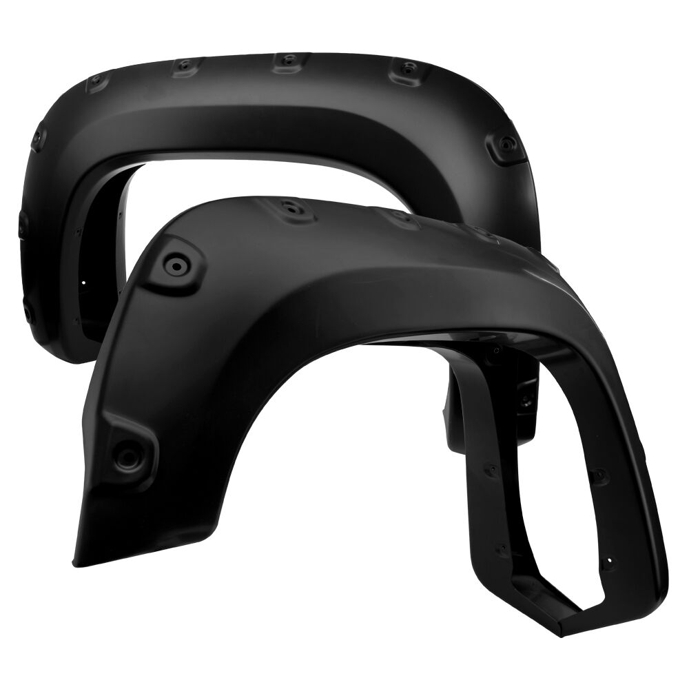 2007-2013 GMC Sierra 1500 Fleetside Terrain Fender Flares 4PC by Bulken Off-Road - BKN-14837625