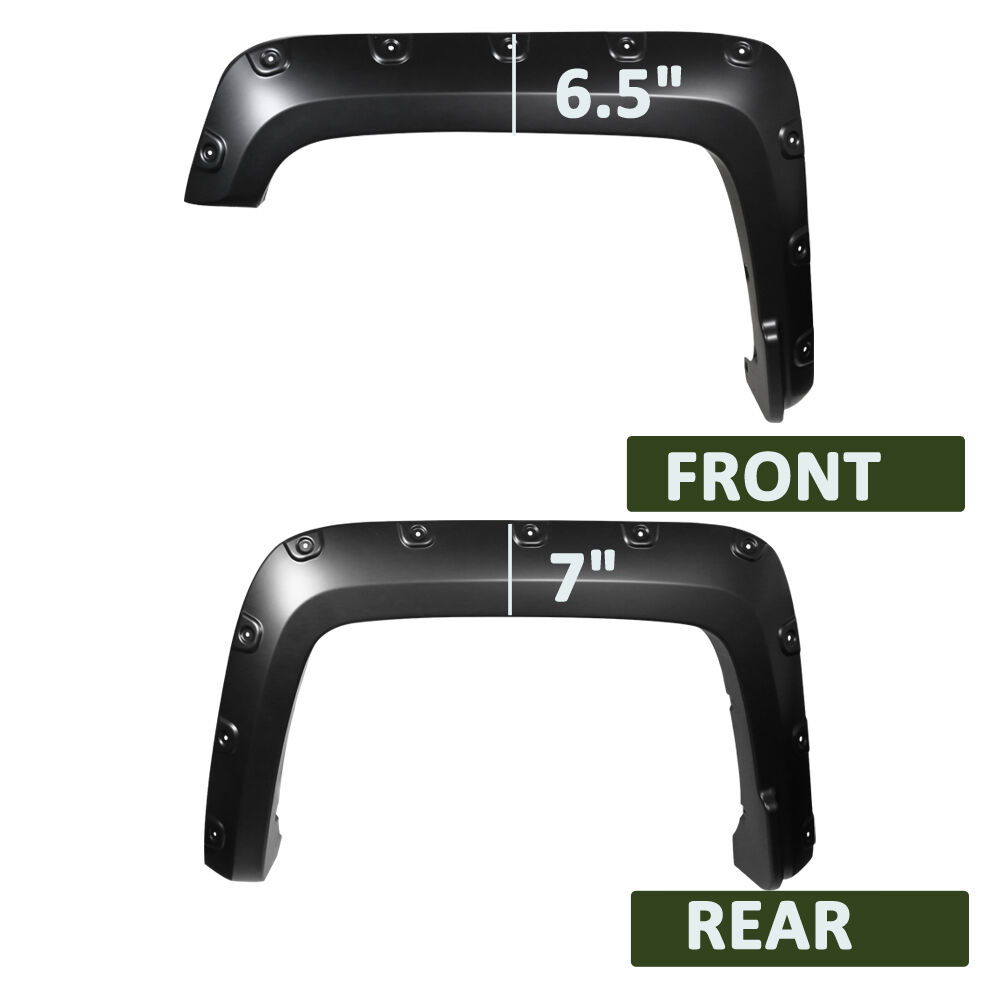2016-2018 GMC Sierra 1500 Terrain Fender Flares 4PC by Bulken Off-Road