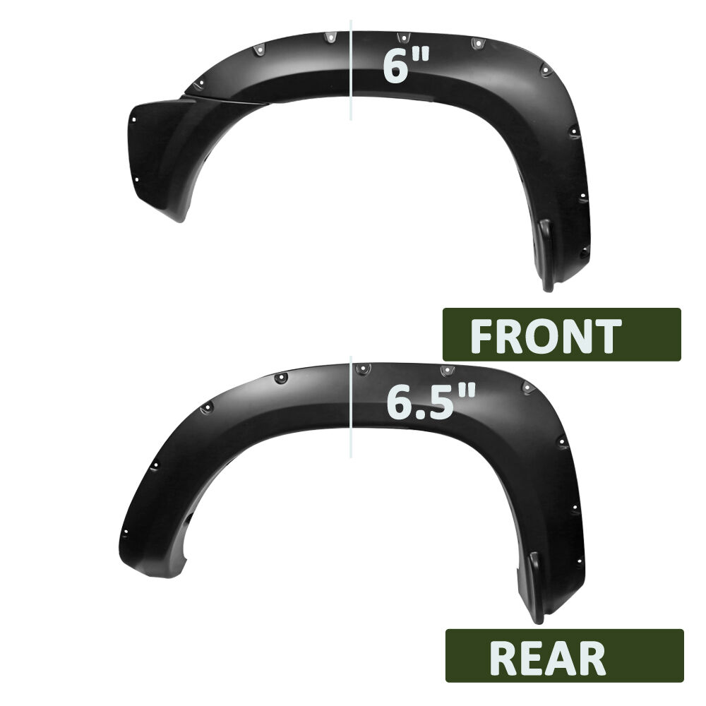 2012-2015 Toyota Tacoma Fleetside Terrain Fender Flares 4PC by Bulken Off-Road