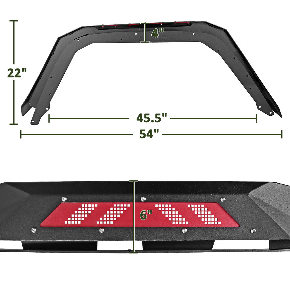 2020-2024 Jeep Gladiator X-Series Rear Fender Flares 4PC by Bulken Off-Road