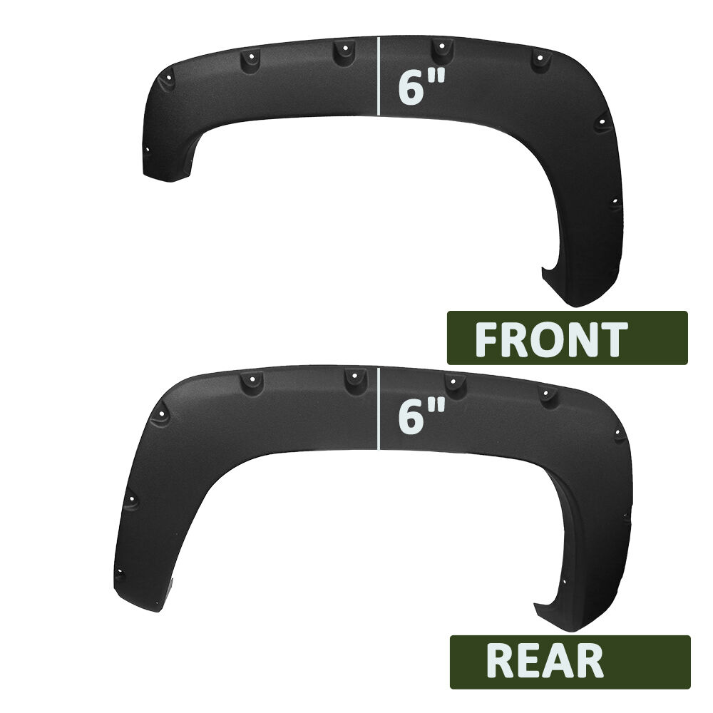 1988-1998 Chevrolet C1500 Rugged Fender Flares 4PC by Bulken Off-Road
