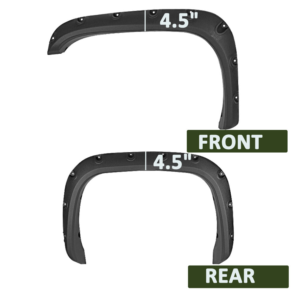 1994-2001 Dodge Ram 1500/2500/3500 Rugged Fender Flares 4PC by Bulken Off-Road