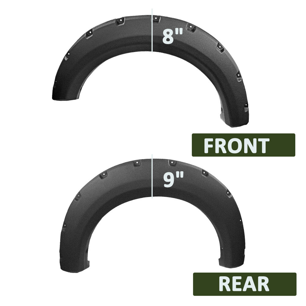 2009-2014 Ford F-150 Styleside Rugged Fender Flares 4PC by Bulken Off-Road