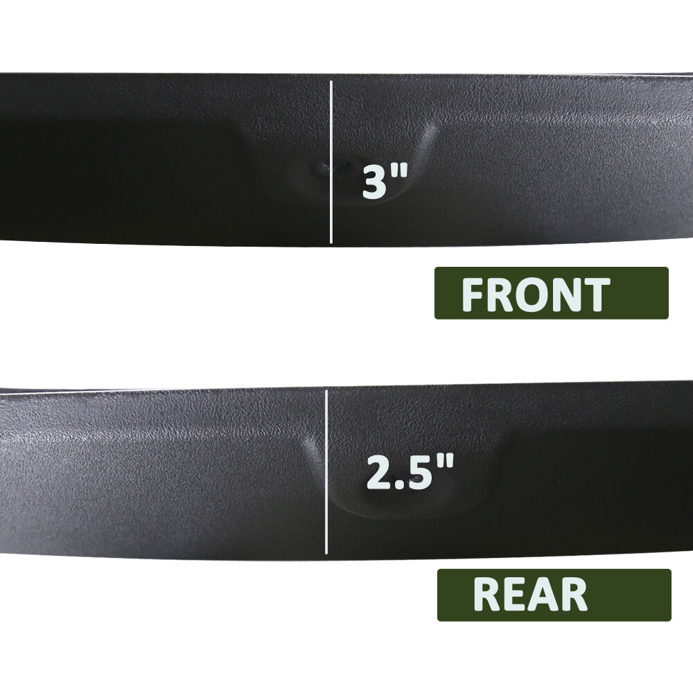 2007-2013 GMC Sierra 1500 Fleetside Rugged Fender Flares 4PC by Bulken Off-Road