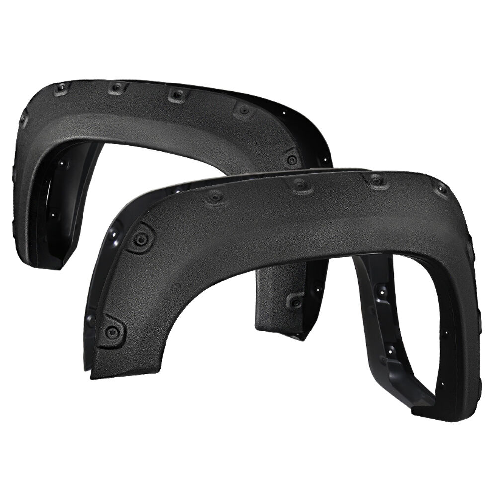 2007-2013 GMC Sierra 1500 Fleetside Rugged Fender Flares 4PC by Bulken Off-Road - BKN-18637522