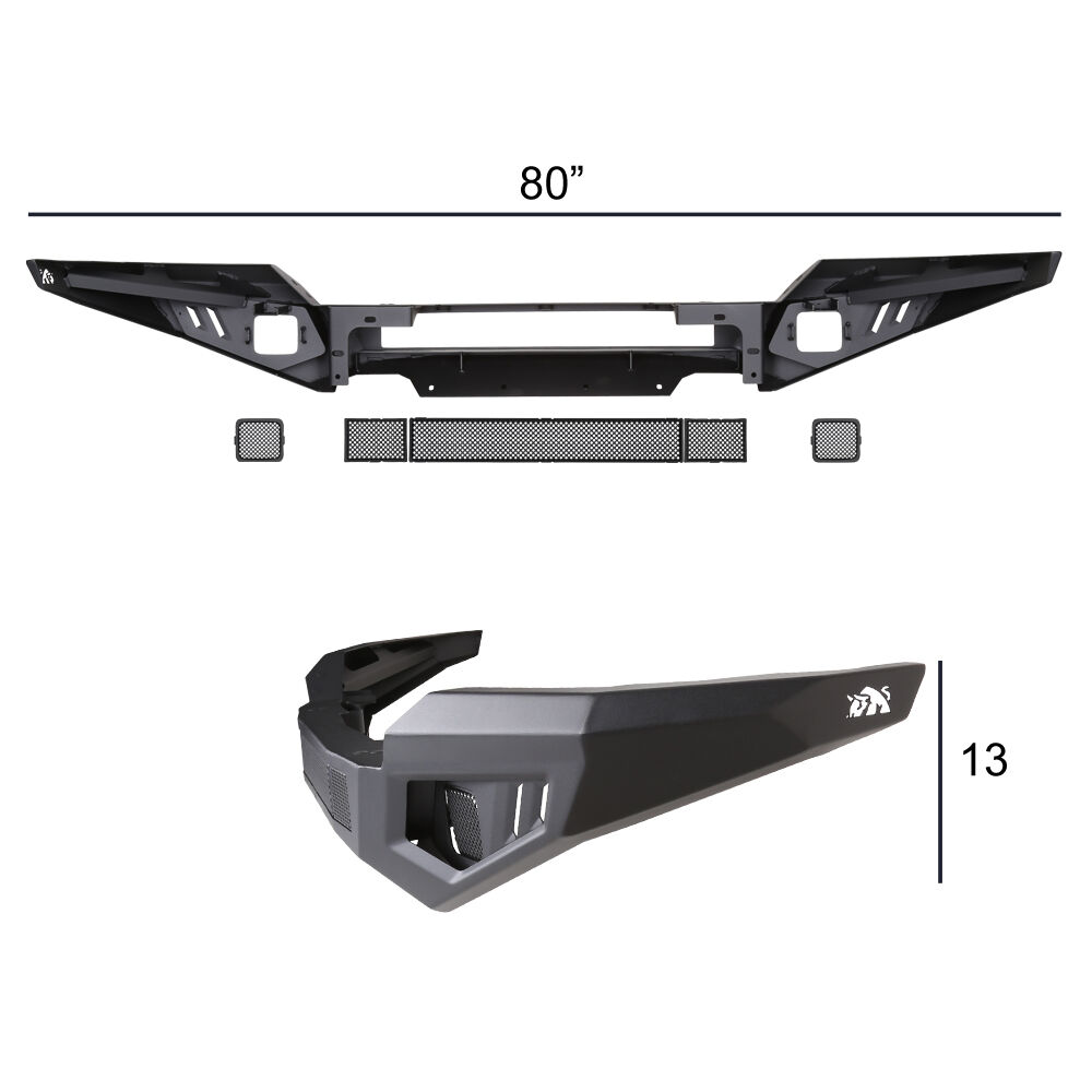 2016-2018 Chevrolet Silverado 1500 Rugged Front Bumper by Bulken Off-Road