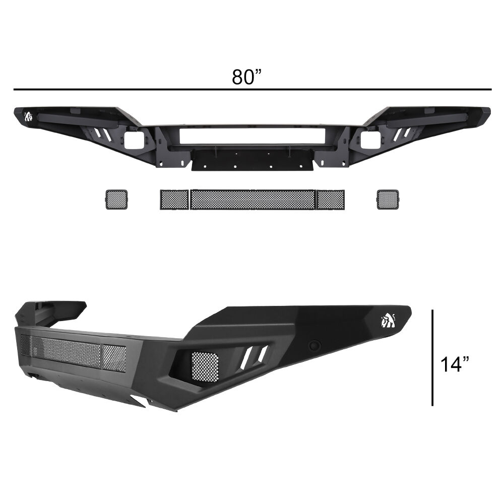 2013-2018 Ram 1500 Rugged Front Bumper by Bulken Off-Road