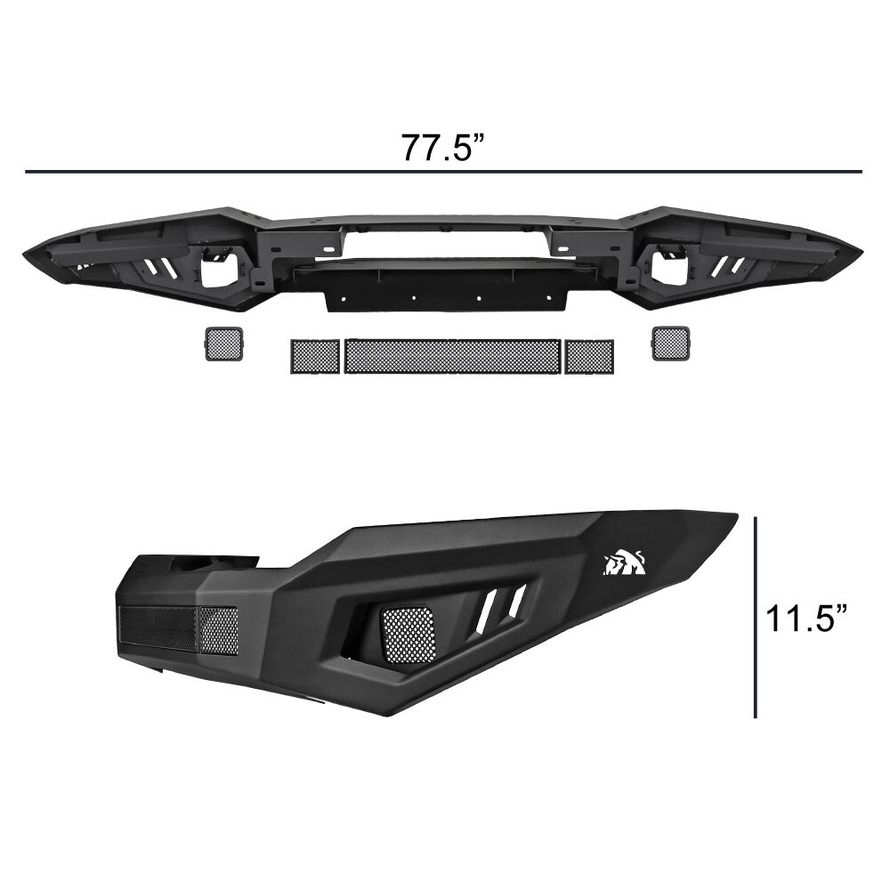 2018-2020 Ford F-150 Rugged Front Bumper by Bulken Off-Road