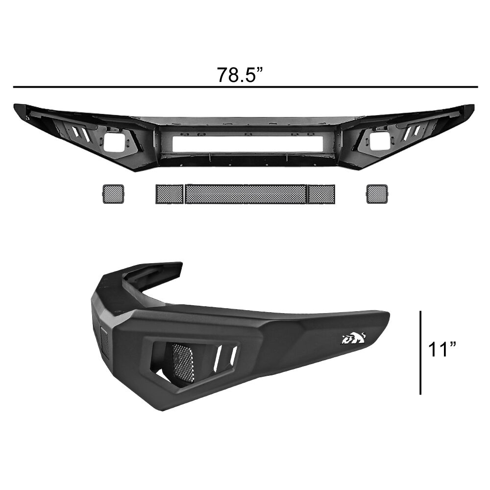 2014-2021 Toyota Tundra Rugged Front Bumper by Bulken Off-Road