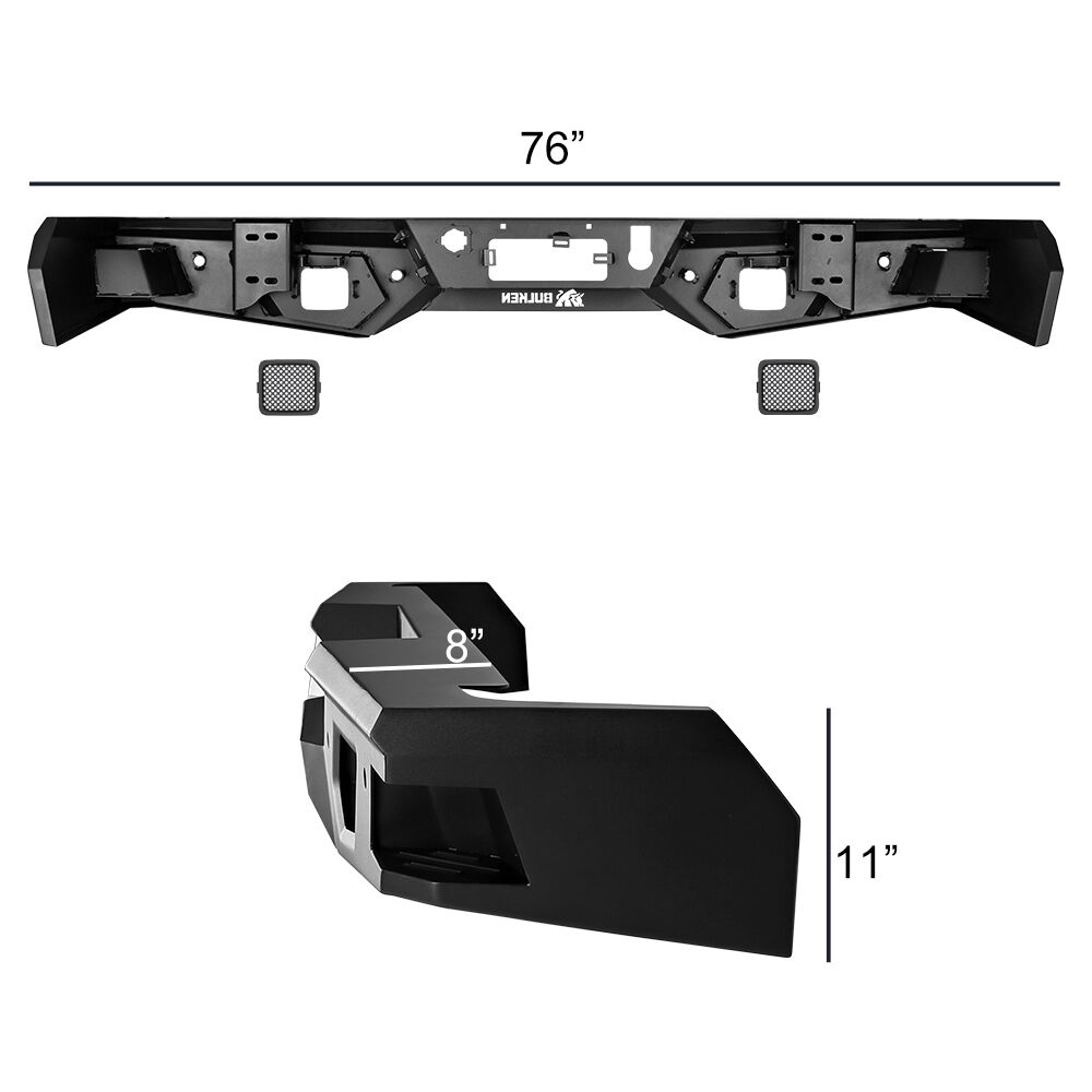 2019-2024 Chevrolet Silverado 1500 Rugged Rear Bumper by Bulken Off-Road