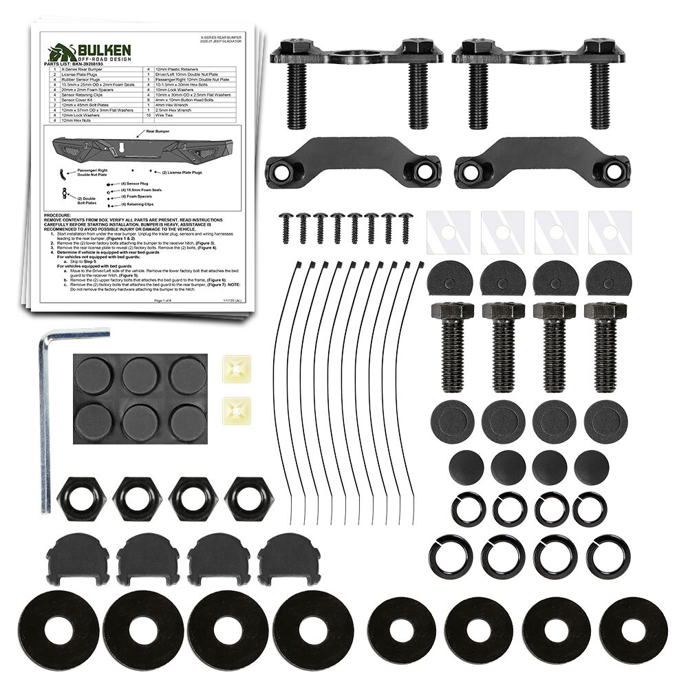 2020-2024 Jeep Gladiator X-Series Rear Bumper by Bulken Off-Road