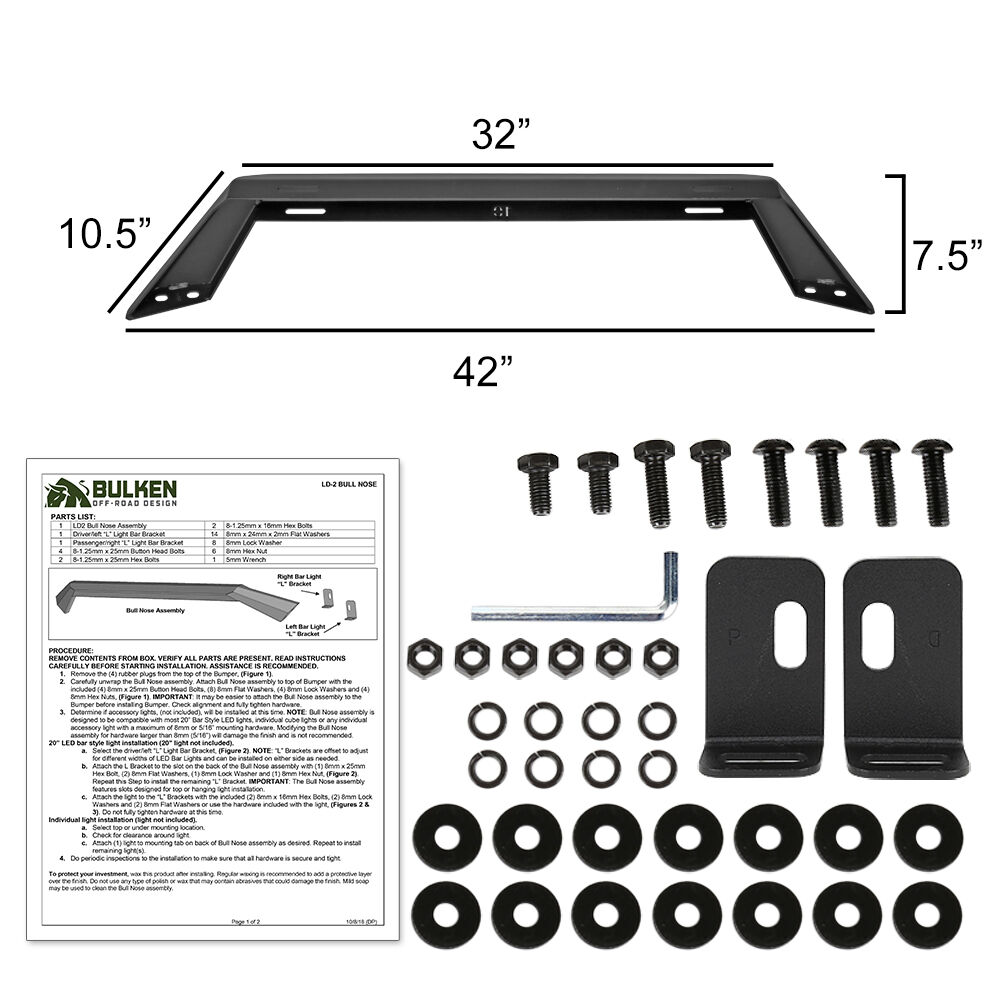 2016-2023 Toyota Tacoma Rugged Hoop Bar by Bulken Off-Road