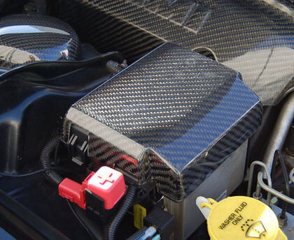 2005-2007 Dodge Charger Carbon Fiber Fuse Box Cover by Black Ops Auto Works - 220.1009