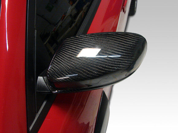2011-2020 Chrysler 300 Carbon Fiber Door Mirror Cover by Black Ops Auto Works