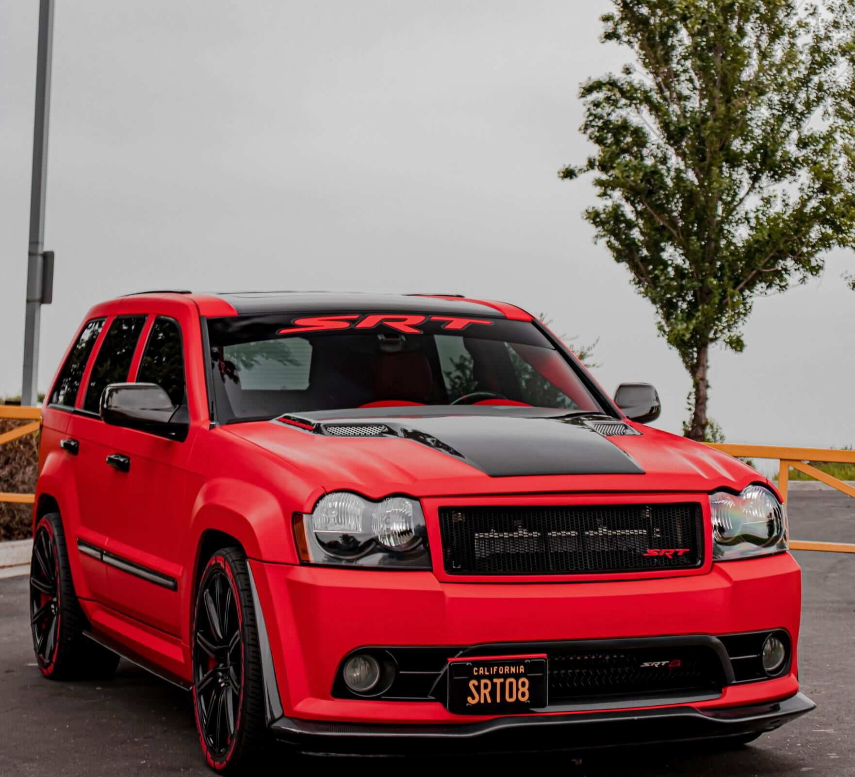 2006-2010 Jeep Grand Cherokee Front Fiberglass Aero Splitter by Black Ops Auto Works