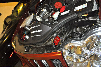2005-2010 Jeep Grand Cherokee Carbon Fiber Radiator Cover by Black Ops Auto Works