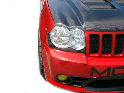 2005-2007 Jeep Grand Cherokee Carbon Fiber Turn Signal Covers by Black Ops Auto Works