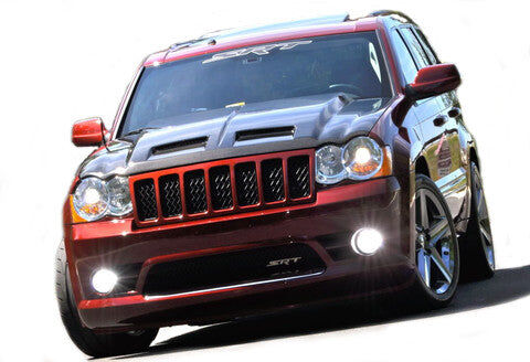 2005-2010 Jeep Grand Cherokee Paramedic Carbon Fiber Hood - Carbon Fiber Outer Piece With Carbon Fiber Inner Piece