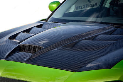 2006-2010 Dodge Charger Sniper 1.0 Fiberglass Hood by Black Ops Auto Works - 240.0969