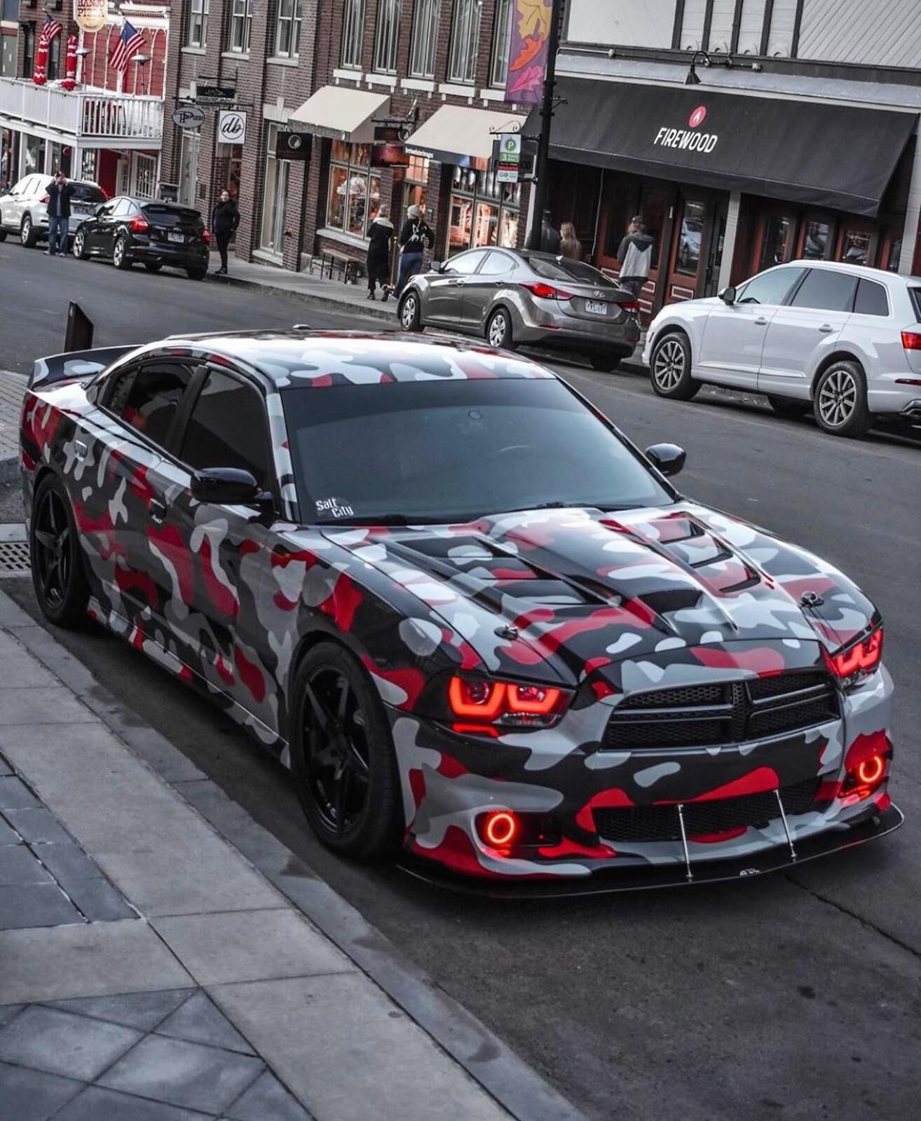 2011-2014 Dodge Charger Sniper 2.0 Fiberglass Hood by Black Ops Auto Works