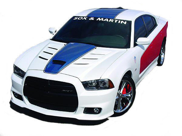 2011-2014 Dodge Charger Sniper 2.0 Carbon Fiber Hood - Carbon Fiber Inner and Outer