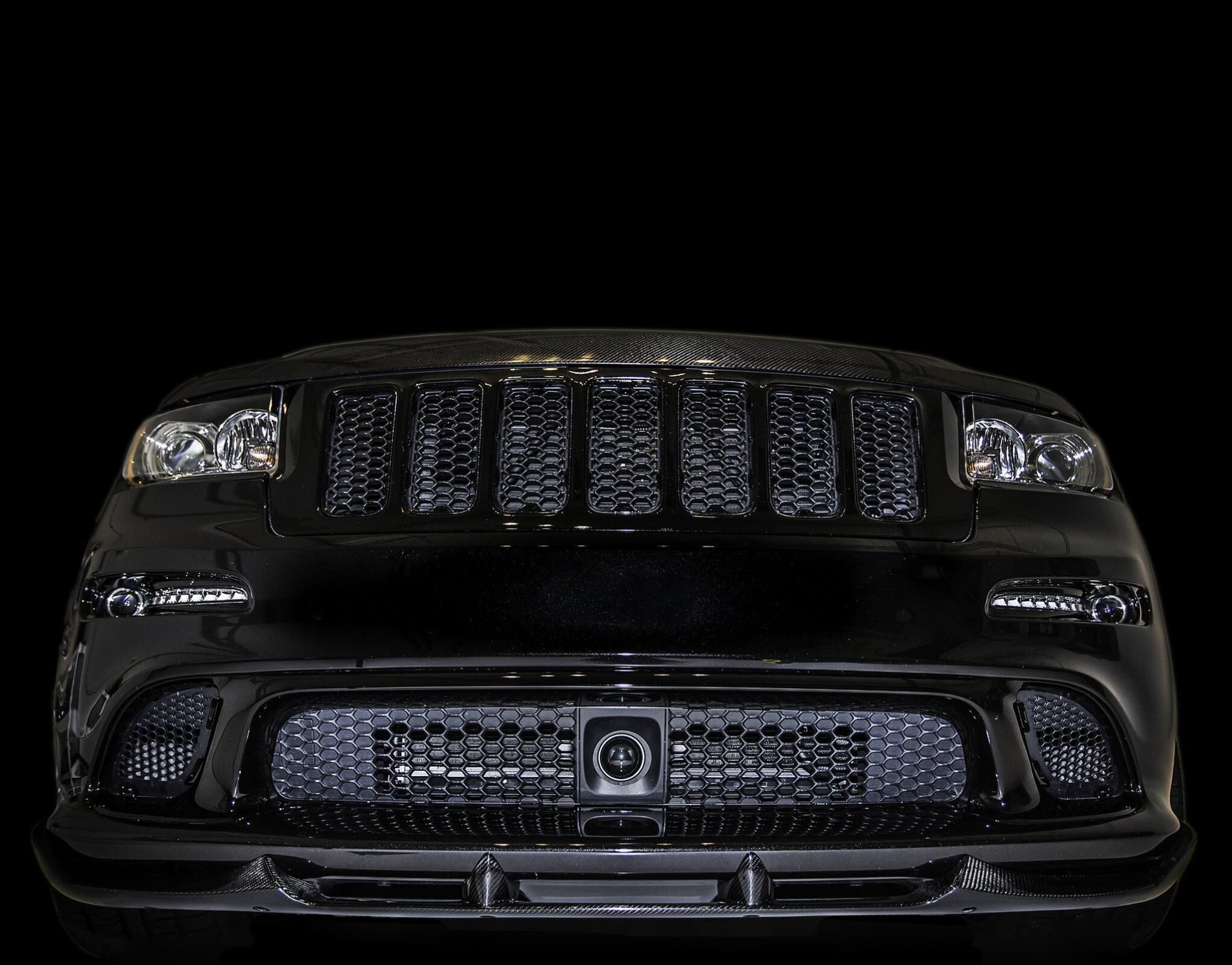 2012-2016 Jeep Grand Cherokee Front Carbon Fiber Aero Splitter by Black Ops Auto Works